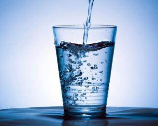 Glass of drinking water